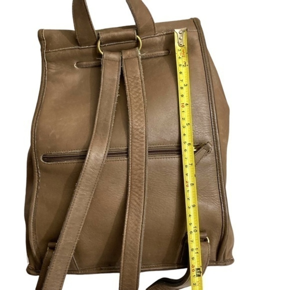 Coach RARE unisex classic backpack 9943 in brown leather putty taupe ? 1995 - Picture 5 of 16